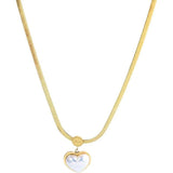 Vintage Heart Necklace for Women French Jewelry