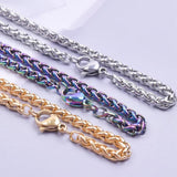 2pcs Stainless Steel Chain Necklaces for DIY Bracelets