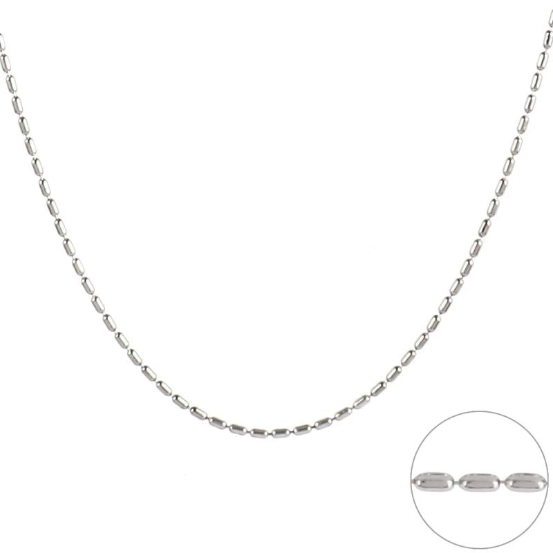 Stainless Steel Chain Necklace for Men Women Hip Hop Jewelry