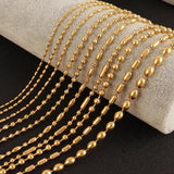 Stainless Steel Chain Necklace for Men Women Hip Hop Jewelry