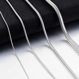 Stainless Steel Snake Chain Necklace 18 inches