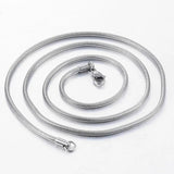 Stainless Steel Snake Chain Necklace 18 inches