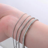 Stainless Steel Snake Chain Necklace 18 inches