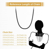 Italian 3mm Brown Leather Cord Chain Necklace 925 Sterling Silver Clasp SC62