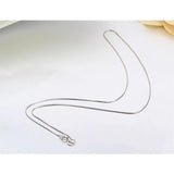 Real 925 Sterling Silver Octangle Snake Chain Necklace Women Girls Jewelry