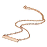 Stainless Steel Blank Bar Necklaces 5pcs