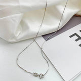 925 Sterling Silver Snake Chain Choker Necklace for Women Girls