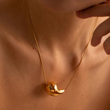 Youthway 18K Plated Water Drop Tear Drop Pendant Women Necklace