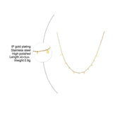 Boho Stainless Steel Chain Necklaces - Geometric Pendants MultiLayer