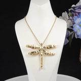 Dragonfly Chokers Enamel Vintage Jewelry Pendant Accessories Necklaces for Women