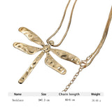 Dragonfly Chokers Enamel Vintage Jewelry Pendant Accessories Necklaces for Women