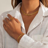 Vintage Row Chunky Thick Wide Choker Necklaces for Women