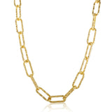 Chunky Link Chain Necklace Stainless Steel Waterproof