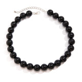 Exaggerated Acrylic Bead Choker Necklace Retro Minimalist Hip Hop