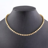 5 Color Rhinestone Women Pendant Iced Out Tennis Chain Necklace Charm Gift