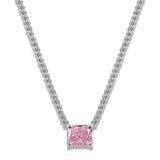 Sexy Stainless Steel Tennis Zircon Necklace for Women