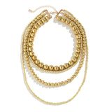 Heavy CCB Beads Chain Necklace Choker Grunge Jewelry