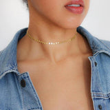 Women's Stainless Steel Choker Necklace Goth Choker Jewelry