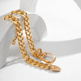 Steampunk Cuban Chain Charm Choker Necklace for Women