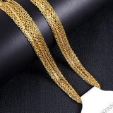 ASON Stainless Steel Chain Necklace Women's Necklaces 10pcs/lot Gift Bijoux