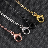 ASON Stainless Steel Chain Necklace Women's Necklaces 10pcs/lot Gift Bijoux