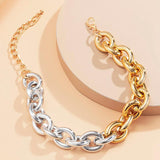 Thick Link Chain Necklace Hip Hop Egirl Chunky Choker Collar Statement