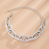Thick Chunky Link Chain Necklace for Women