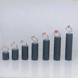 Matte Acrylic Ring Jewelry Display Stand Holder Props Showcase Organizer