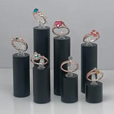 Matte Acrylic Ring Jewelry Display Stand Holder Props Showcase Organizer