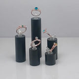 Matte Acrylic Ring Jewelry Display Stand Holder Props Showcase Organizer