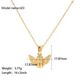 Vintage Stainless Steel Necklace for Women