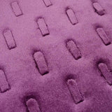 Purple Velvet Beveled 22 Position Ring Ornaments Display Stand