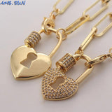 Can Open Pendant Necklace With Zircon for Women/Men Gift