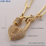 Can Open Pendant Necklace With Zircon for Women/Men Gift