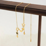 Star Pendant Necklace Stainless Steel Acrylic Jewelry