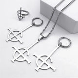Ghost BC Band Pendant Necklace Set