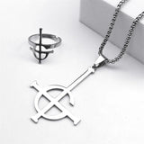 Ghost BC Band Pendant Necklace Set