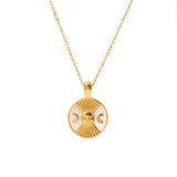Uworld Pendant Stainless Steel Necklace for Women Charm Jewelry