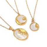 Uworld Pendant Stainless Steel Necklace for Women Charm Jewelry