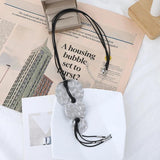 Vintage Geometric Long Chains Pendant Necklace for Women