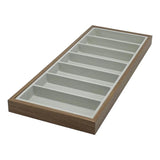 7 Grids Glasses Display Tray Sunglasses Necklace Organizer Box