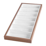 7 Grids Glasses Display Tray Sunglasses Necklace Organizer Box