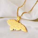 Anniyoc Honduras Map Pendant Necklace for Women #233621