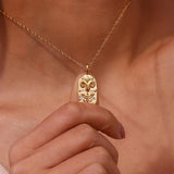 Zircon Zodiac Sign Bright Necklace Woman Neck Jewelry