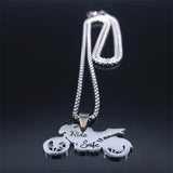 Godfather Motor Bicycle Stainless Steel Chain Necklace