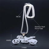 Godfather Motor Bicycle Stainless Steel Chain Necklace