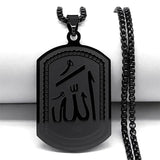 Islamic Arab Allah God Necklace Stainless Steel Arabic Jewelry