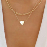 Vintage Pearl Necklace Multi-layer Chain Choker Jewelry