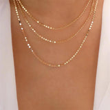Vintage Pearl Necklace Multi-layer Chain Choker Jewelry