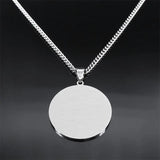 St. Michael Protect Us Pendant Necklace Archangel Long Necklaces